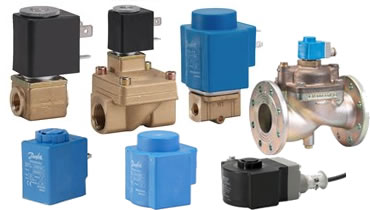 Електромагнітні клапани та котушки Danfoss