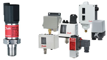 Реле тиску Danfoss, у тому числі електронні